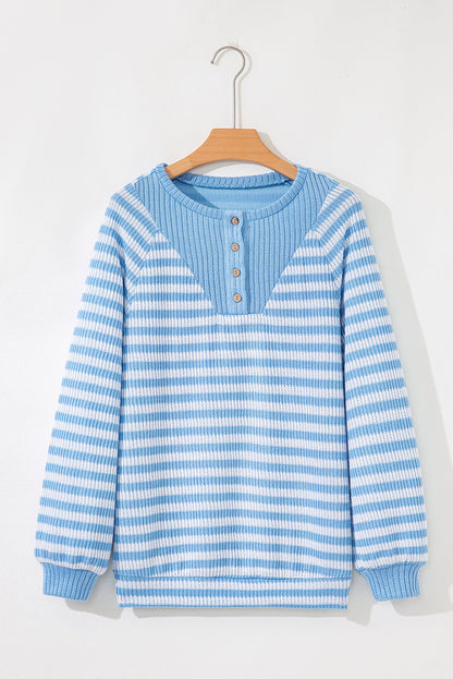 Sky Blue Stripe top