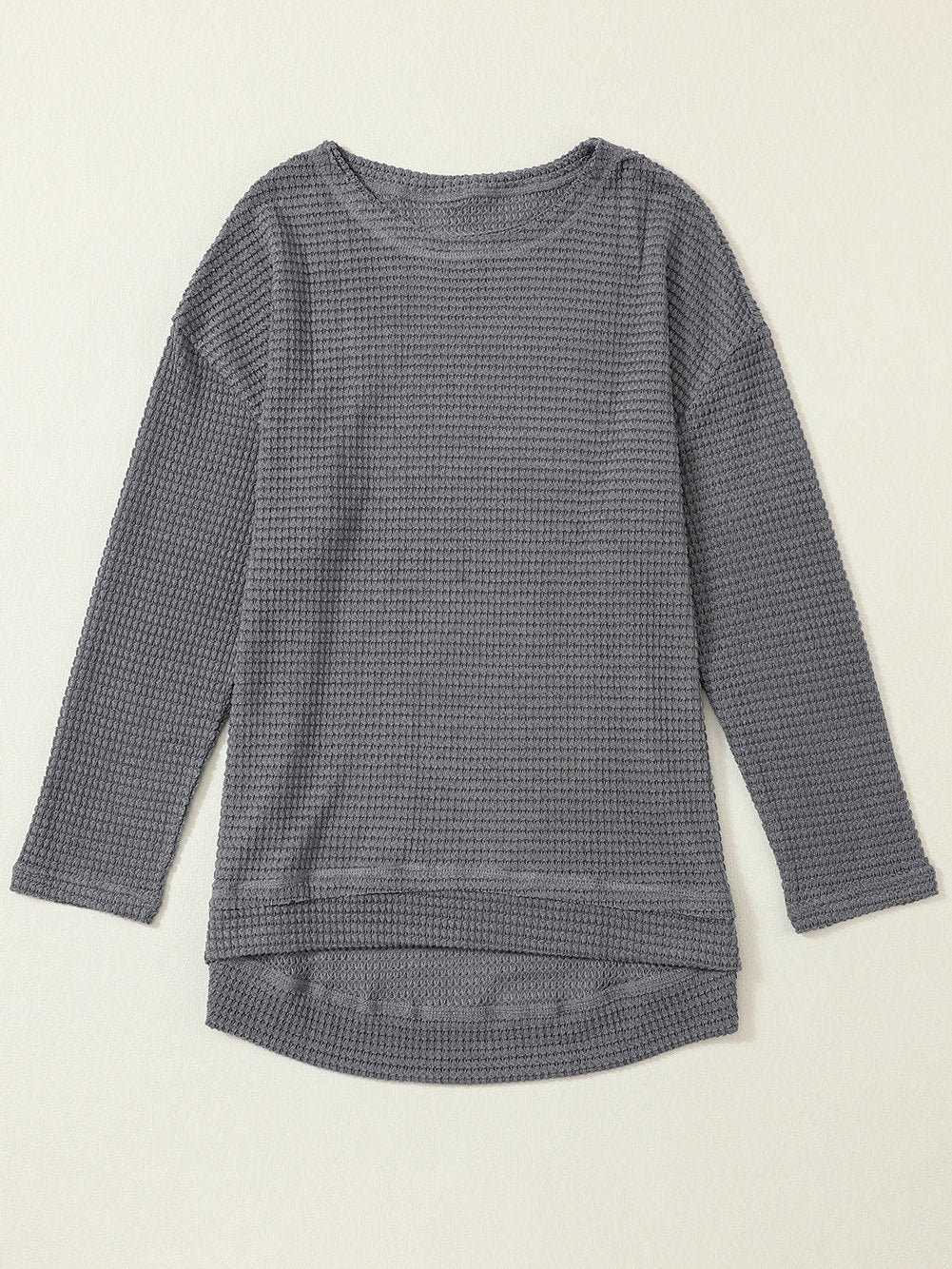 Half Turtleneck Solid Split Sweater