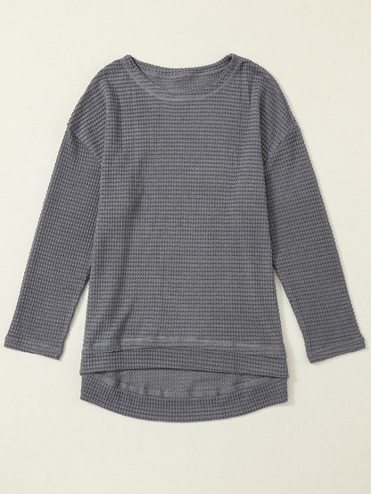Half Turtleneck Solid Split Sweater