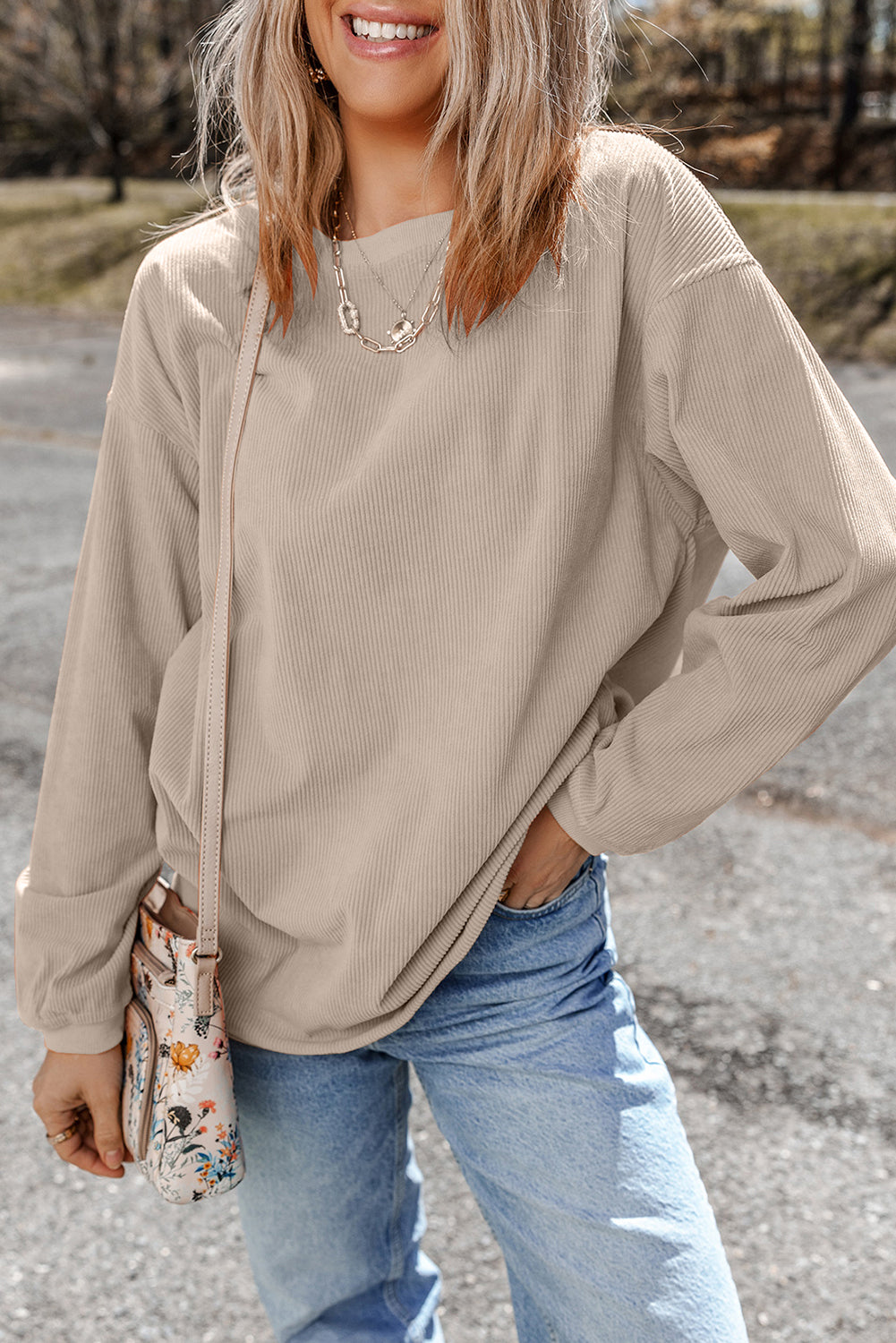 womens oversized sweatshirt