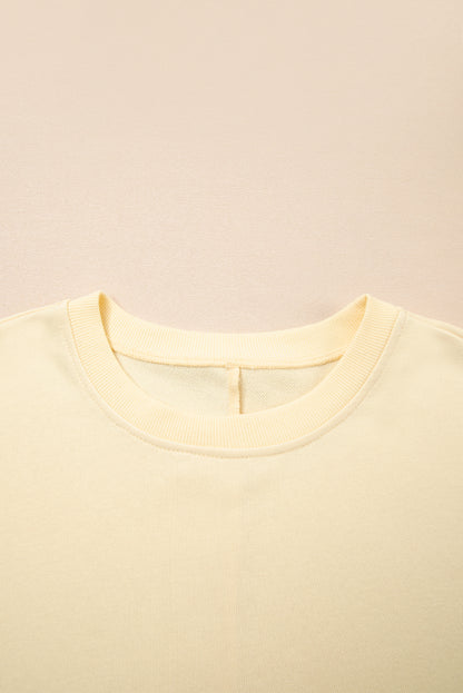 2 in 1 patchwork sweatshirt