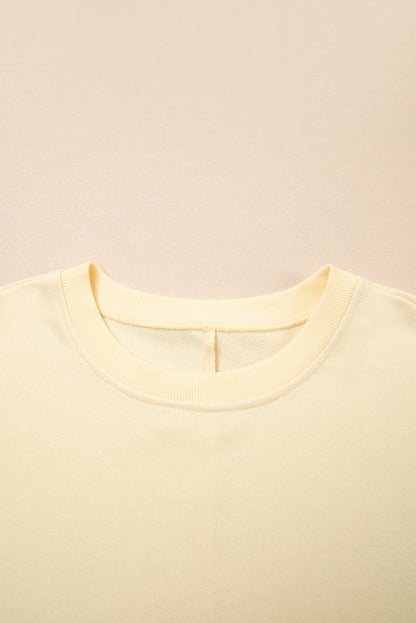 2 in 1 patchwork sweatshirt