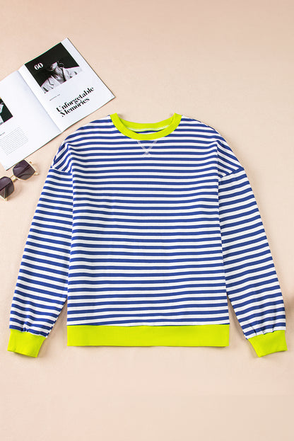 striped sweatshirt