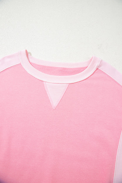 color block sweatshirt