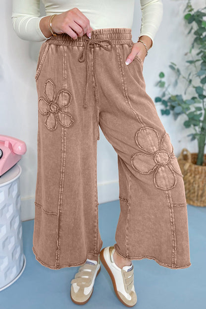 wide cropped pants