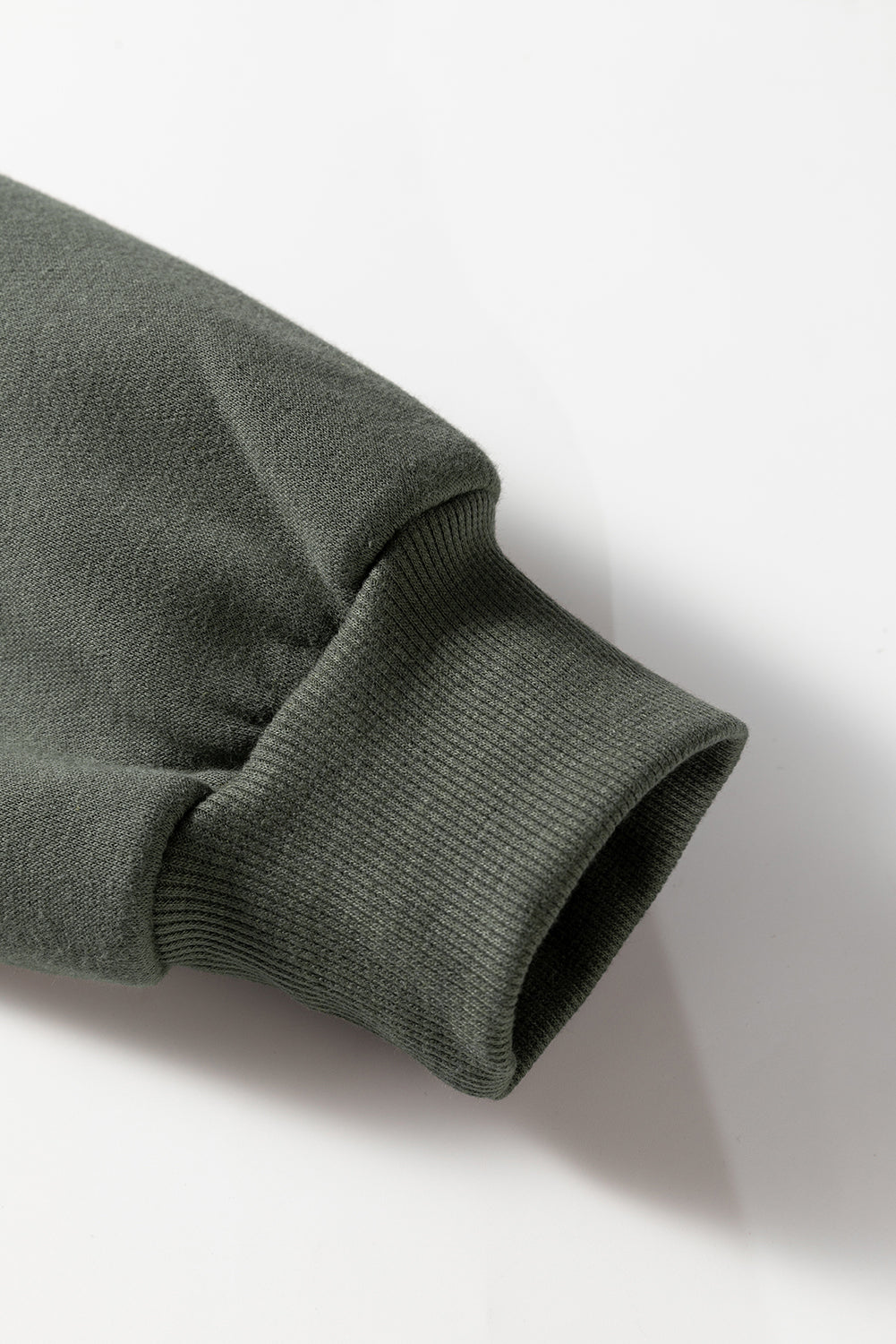 Four Leaf Clover Fleece Lined Adjustable Drawstring Oversize Tunic Hoodie