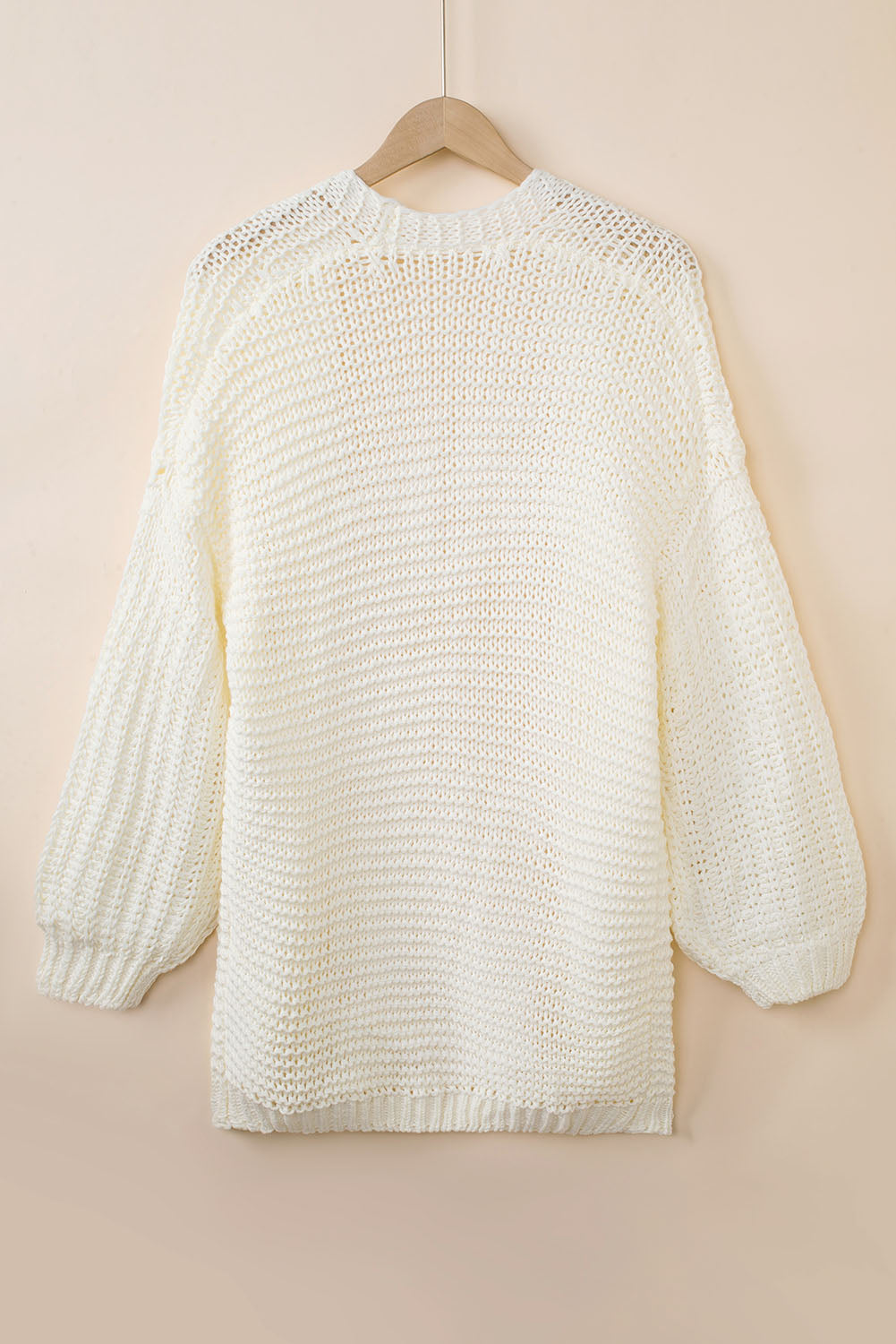 puff sleeve cardigan
