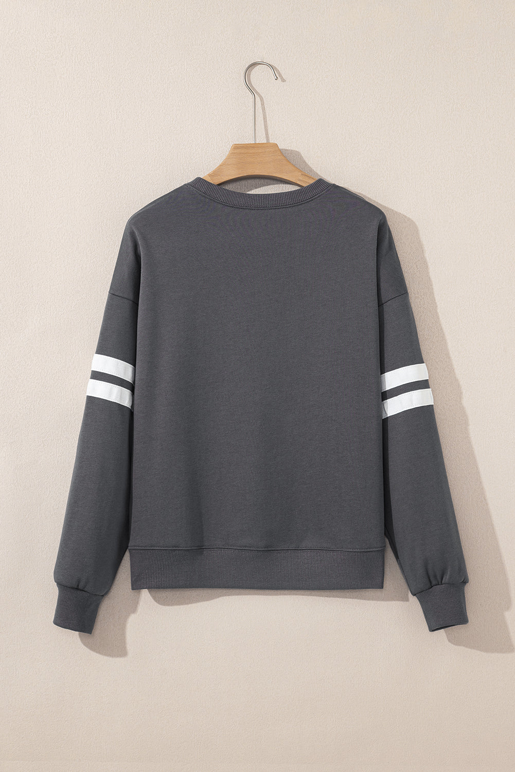 varsity striped sweatshirt