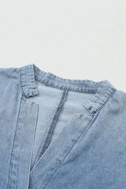 Stylish Single-Breasted Blouses with Ruffled Lapel