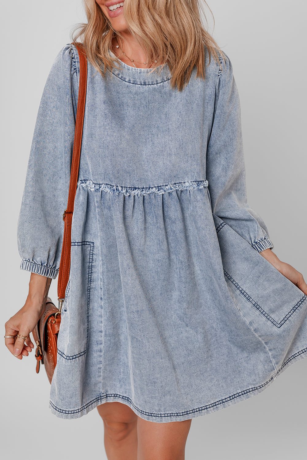 denim t shirt dress