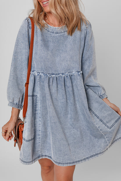 denim t shirt dress