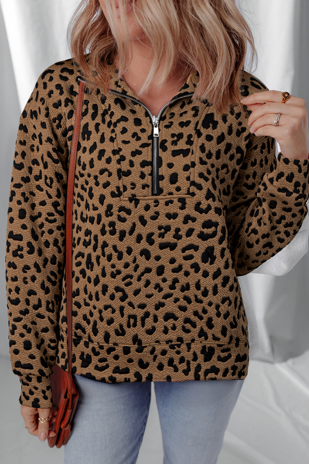 leopard print sweatshirt