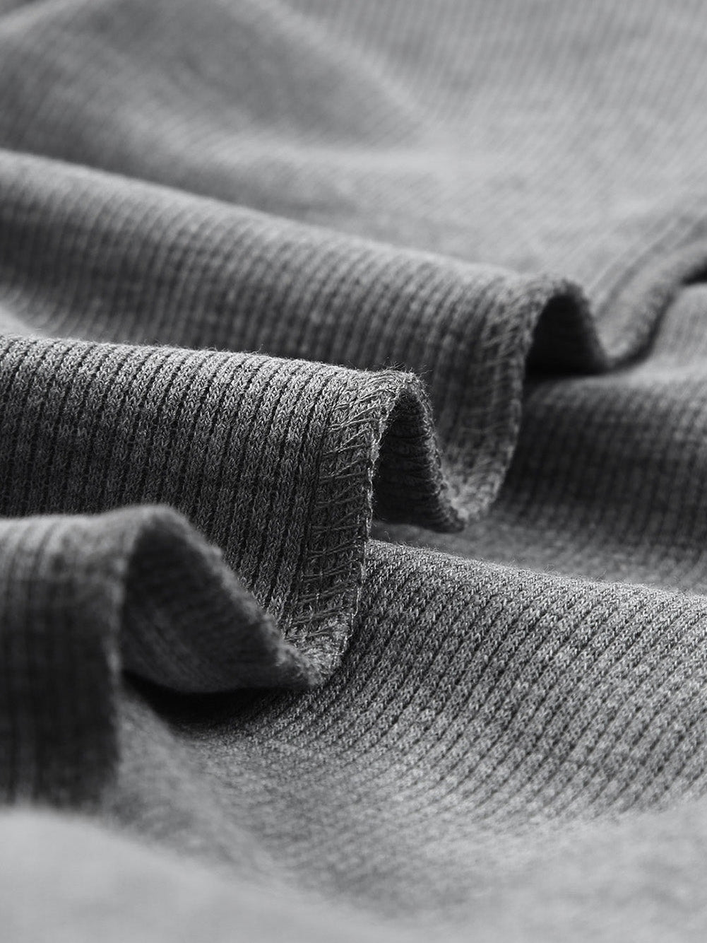 Elegant Black Waffle Knit Button-Up Top