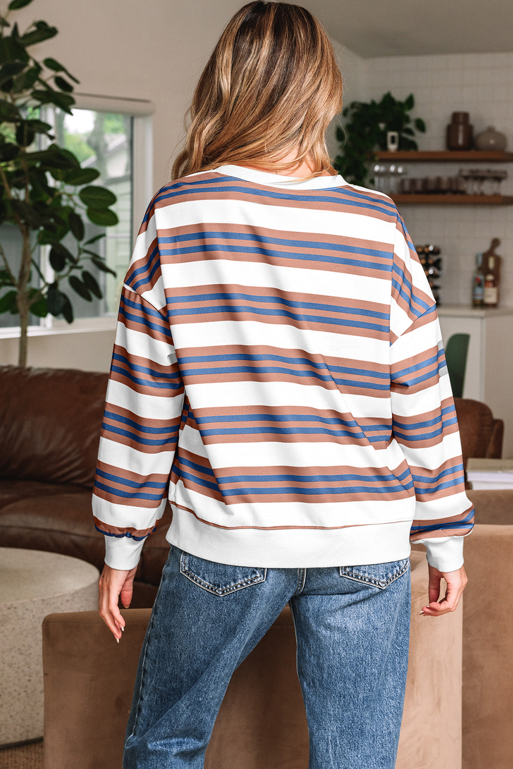 striped sweatshirt