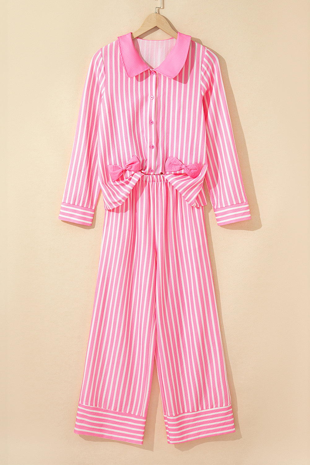 striped pajama set