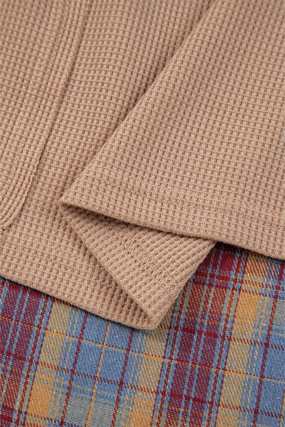 waffle long sleeve top