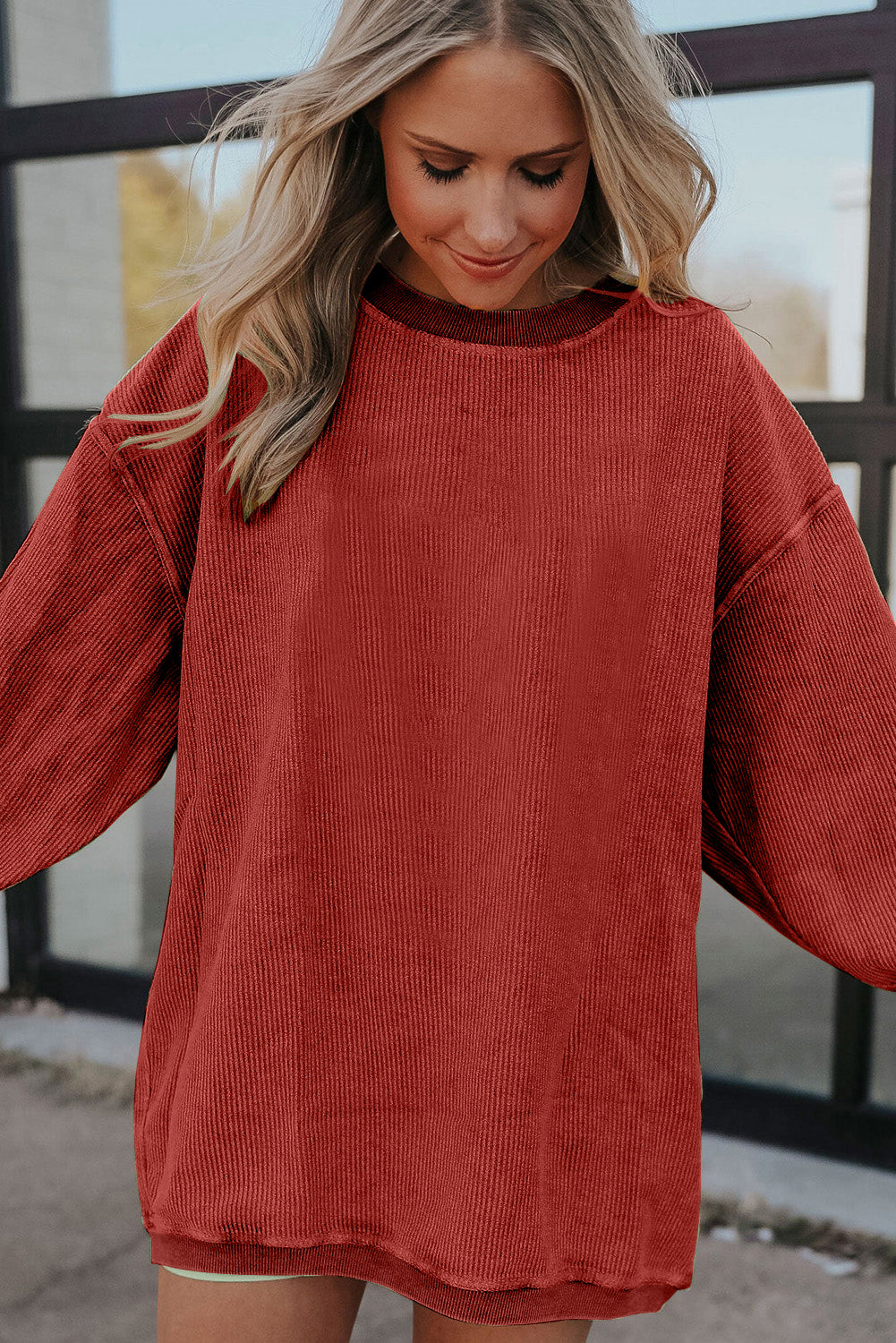 womens oversized sweatshirt