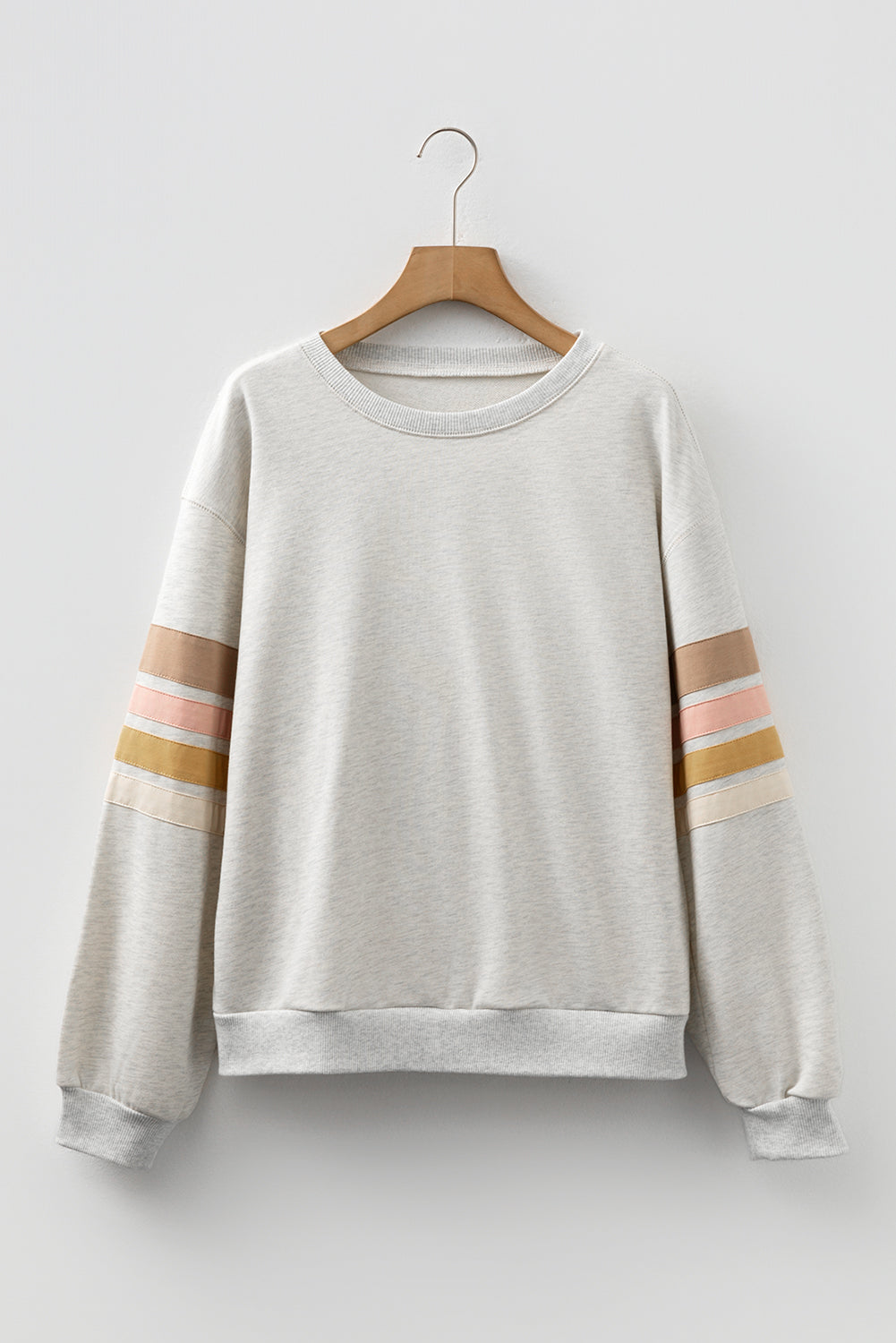 light grey sweatshirt