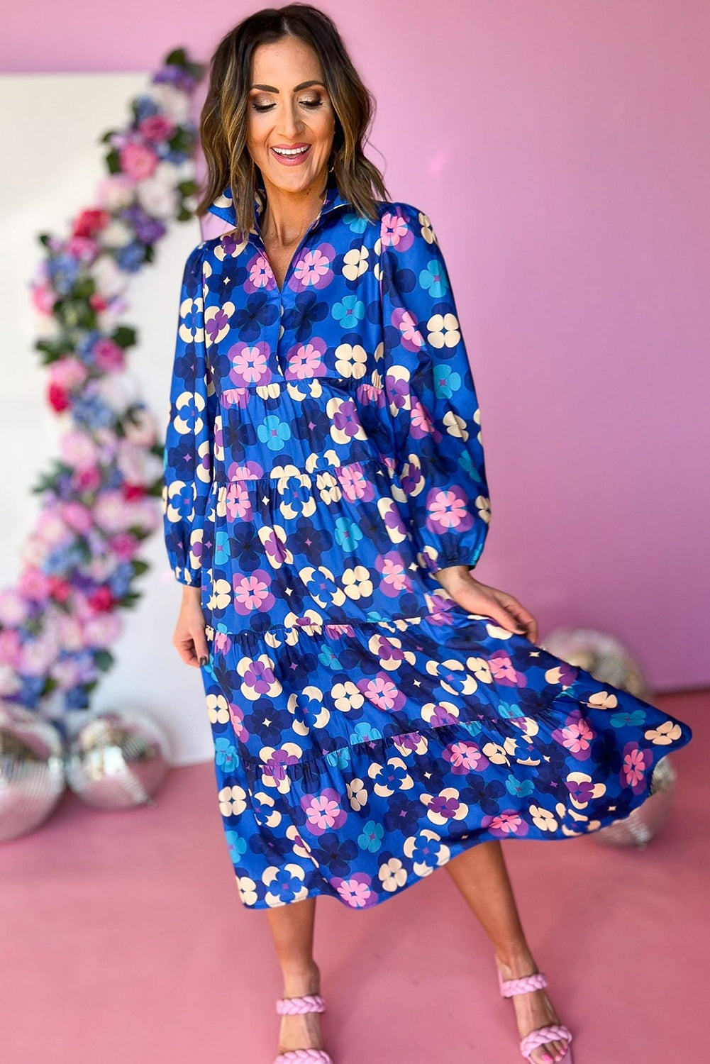 floral midi dress