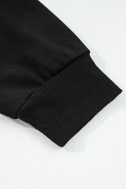 varsity sweatshirt skirt set