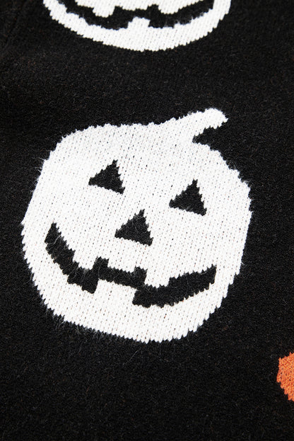 black halloween sweater
