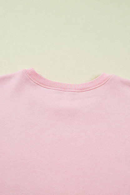 sequin graphic sweatshirt