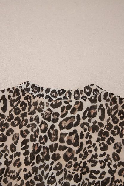 leopard swing dress