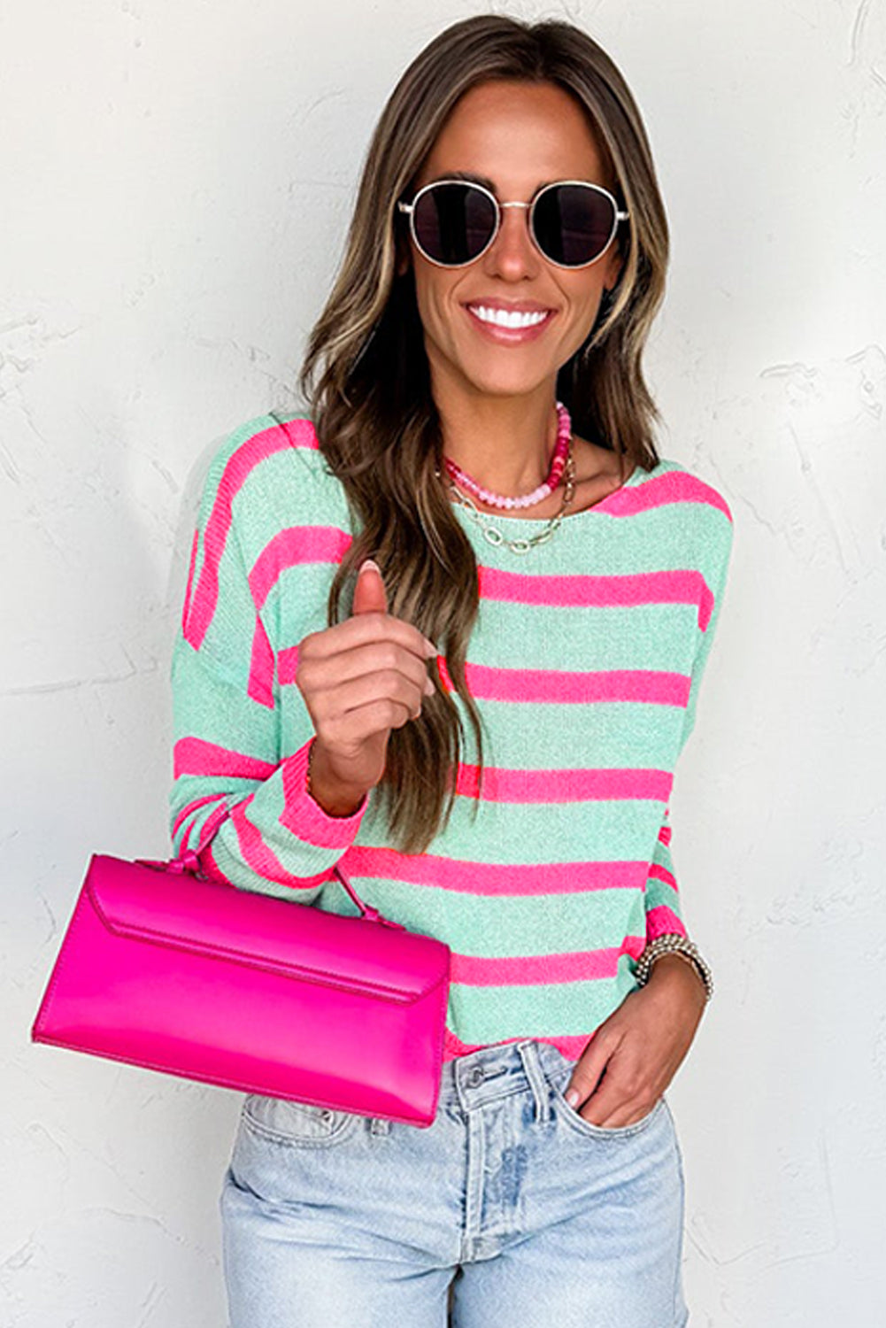 stripe sweater