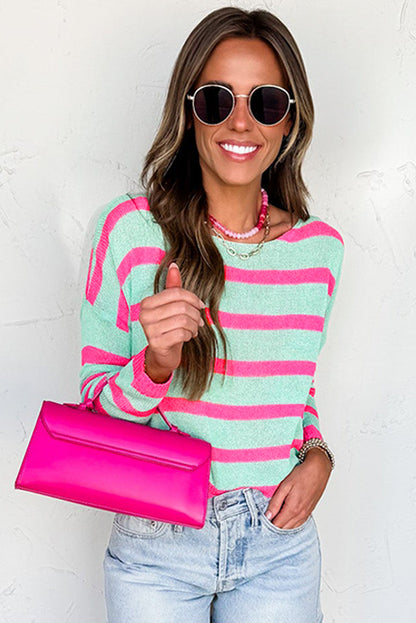 stripe sweater