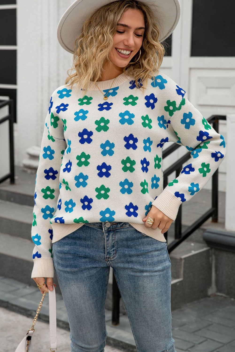 cute flower sweater