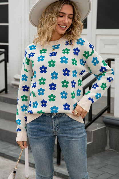cute flower sweater
