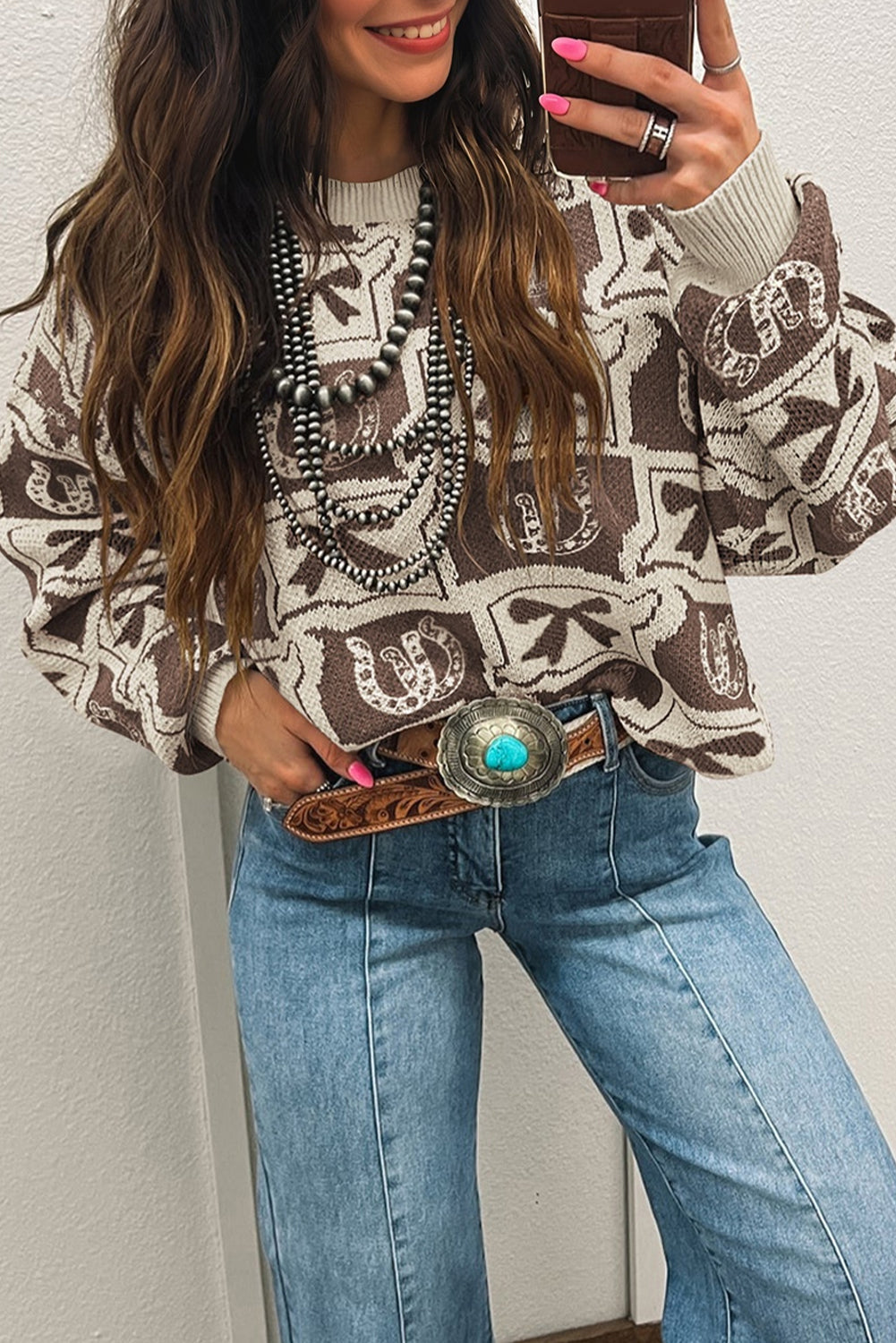 womens western sweaters