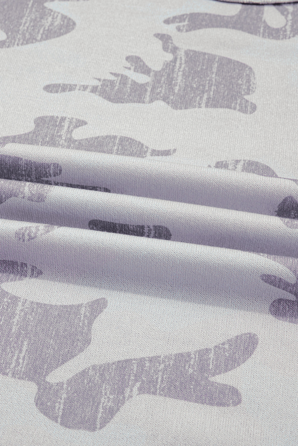 camouflage print sweatshirt