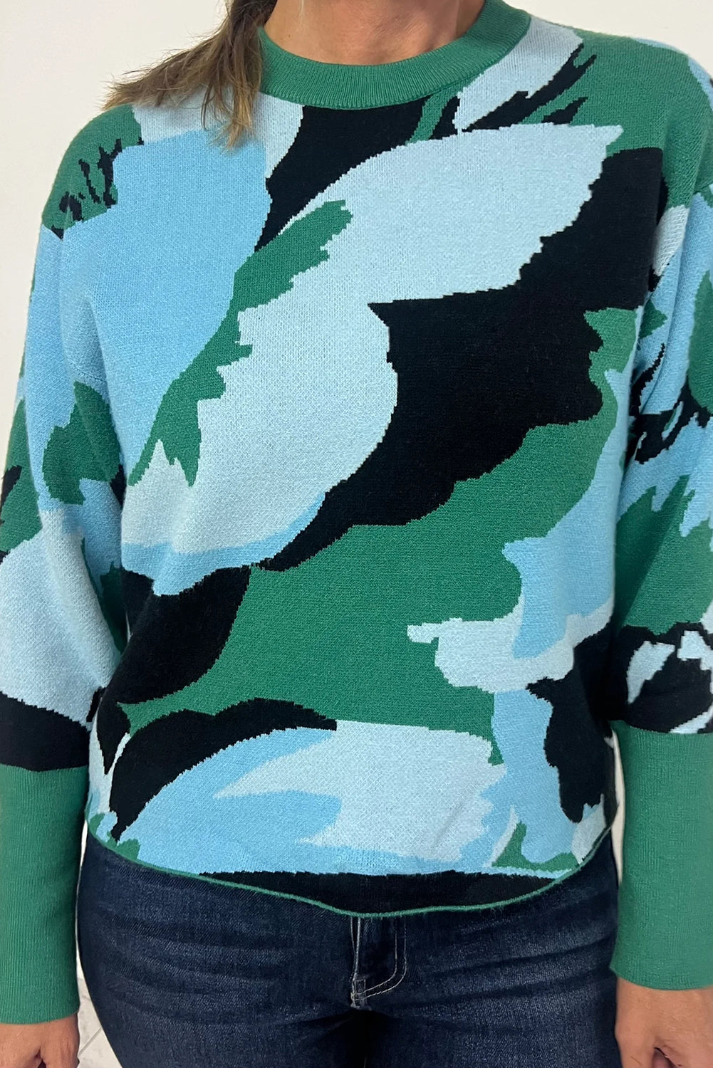 Green Hollis Sweater