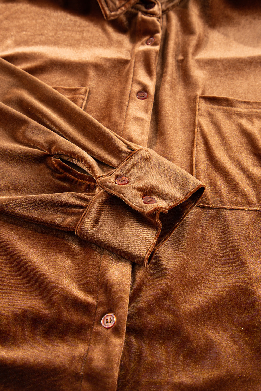 plus size velvet shirt