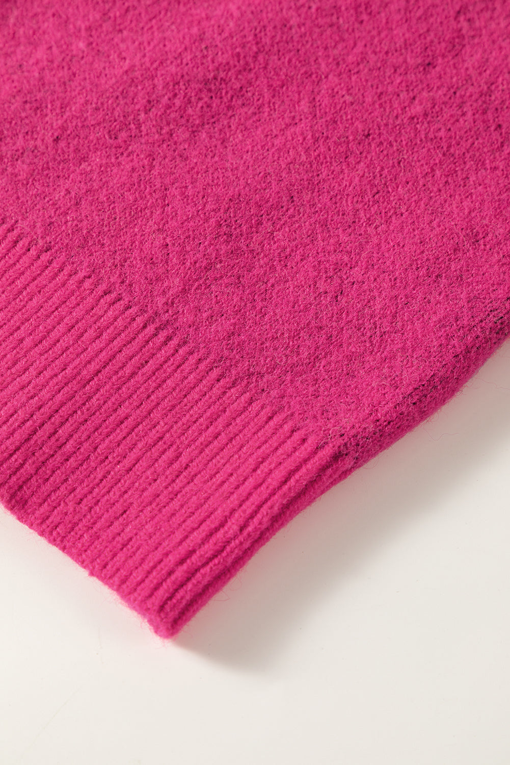 Fierce Leopard Print Rose Red Knit Sweater for Casual Chic