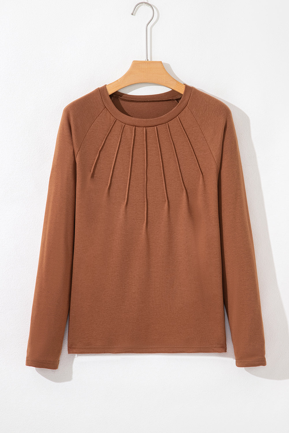 solid long sleeve top