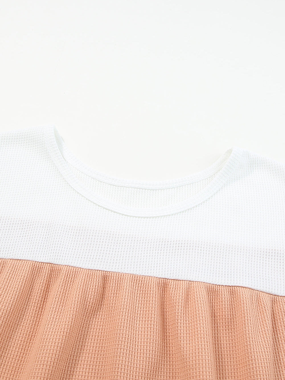 Leopard Print Ruffle Sleeve Color Block Top in Khaki