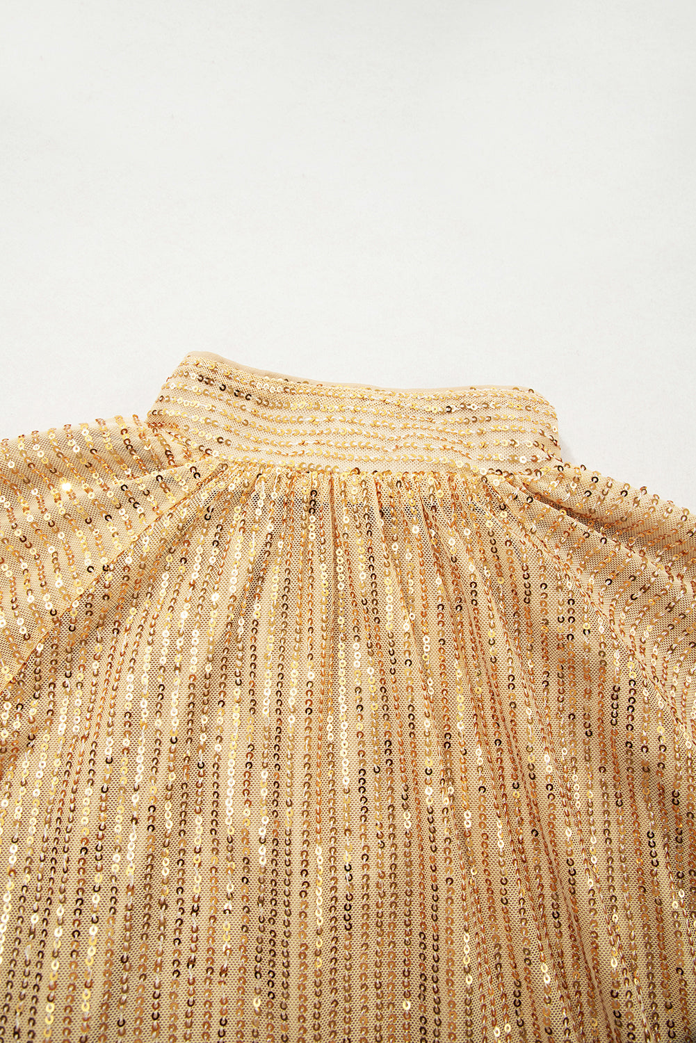 gold metallic blouse