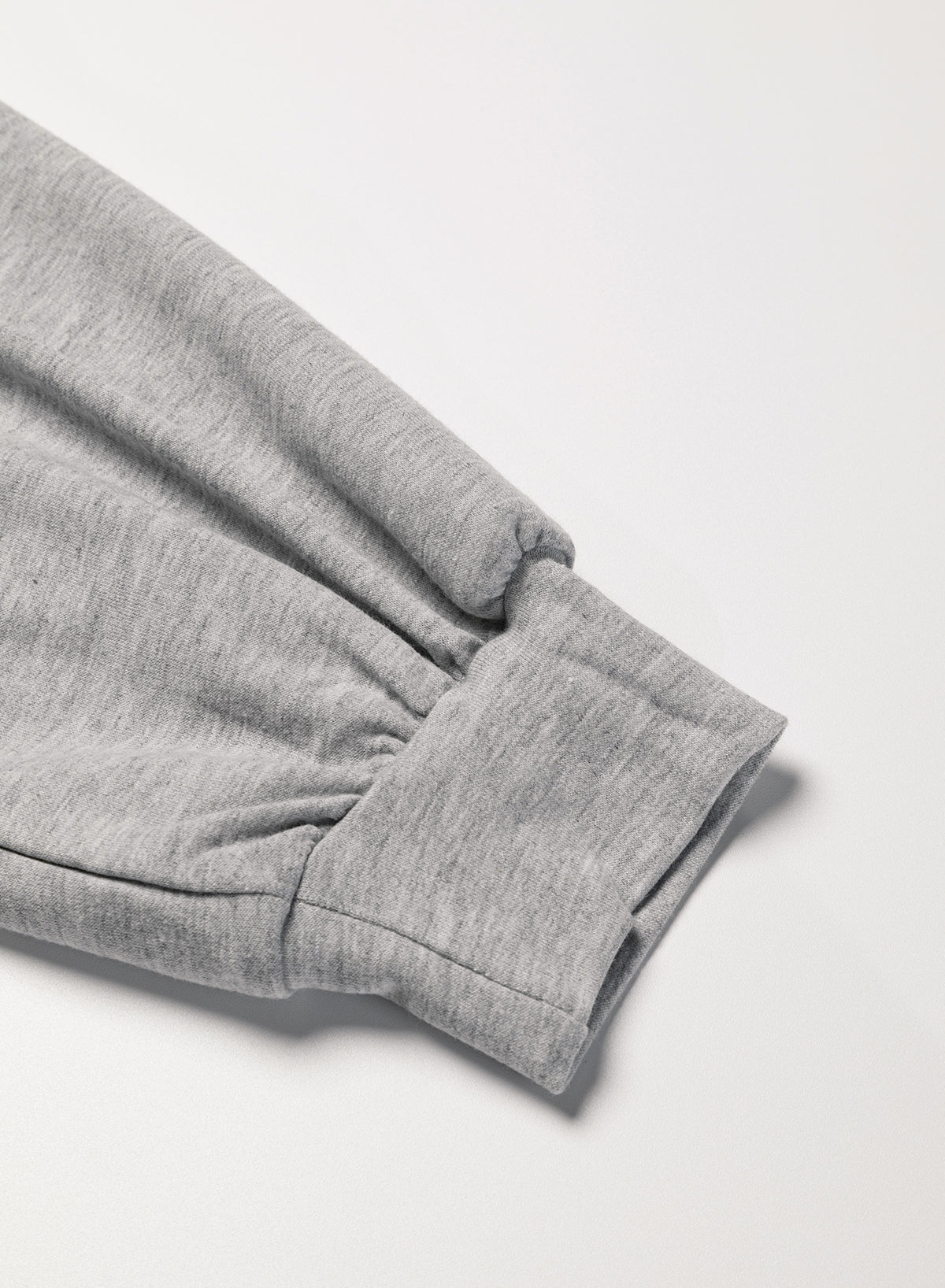 French Beige Colorblock Patchwork Long Sleeve Top with Irregular Hem