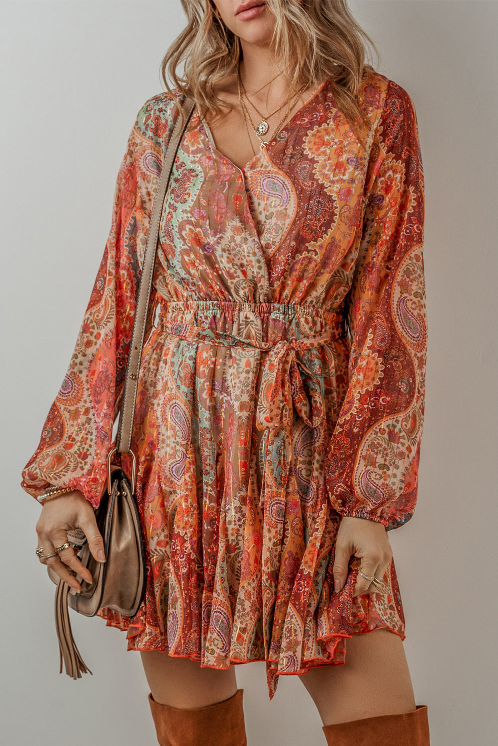 paisley dress