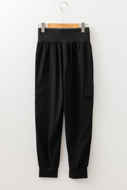 black jogger pants