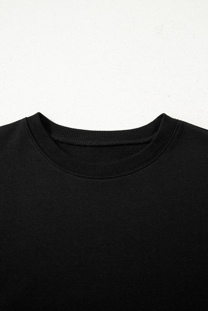 varsity sweatshirt short set