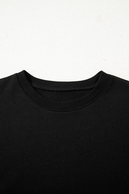 varsity sweatshirt short set