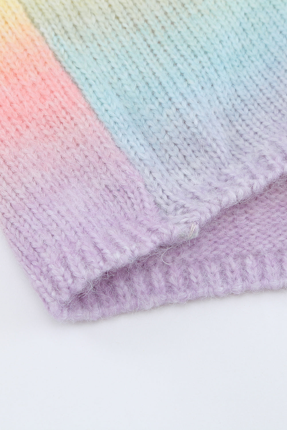 Glowing Multicolour Tie-Dye Oversized Cardigan