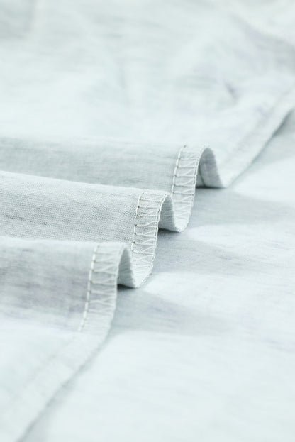 Green Dandelion Print Crew Neck T-shirt