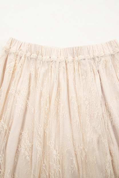 lace maxi skirt