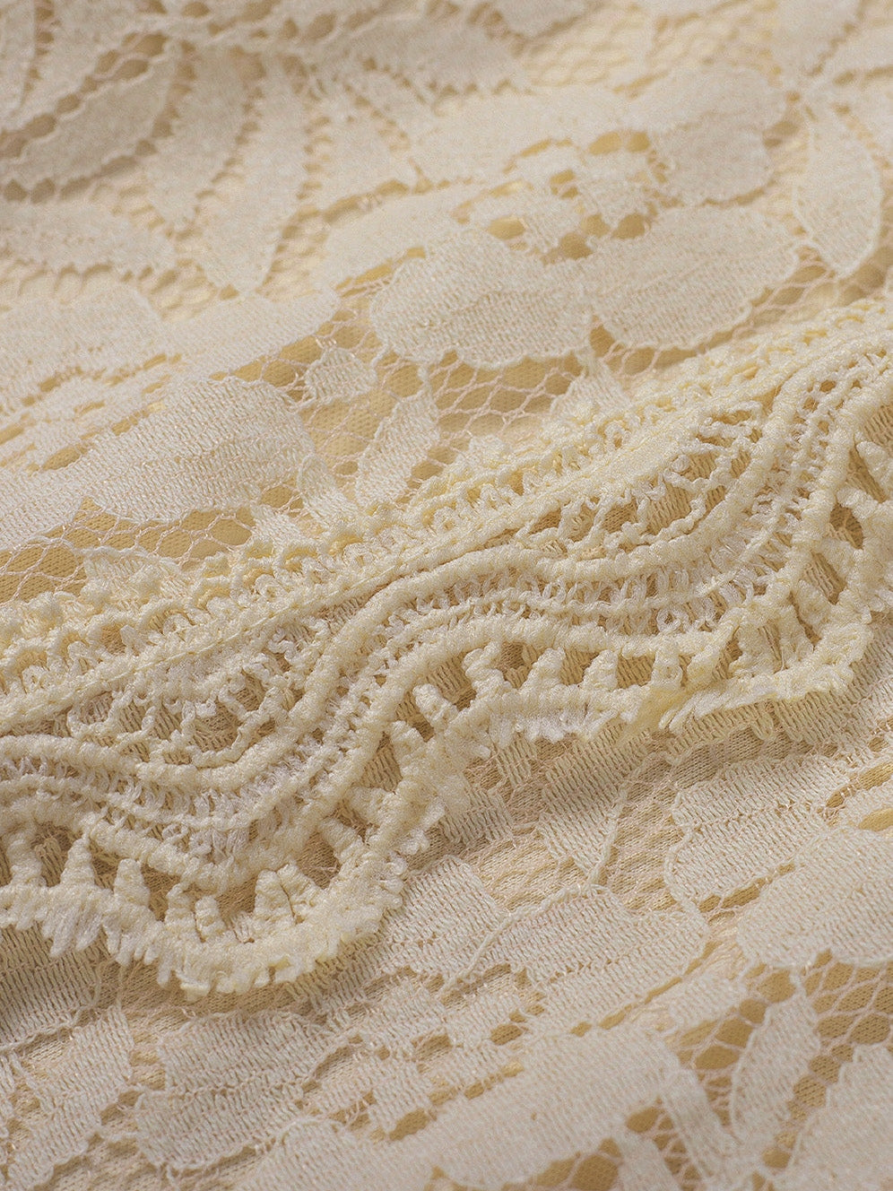 Floral Lace Sleeveless V-Neck Tank Top