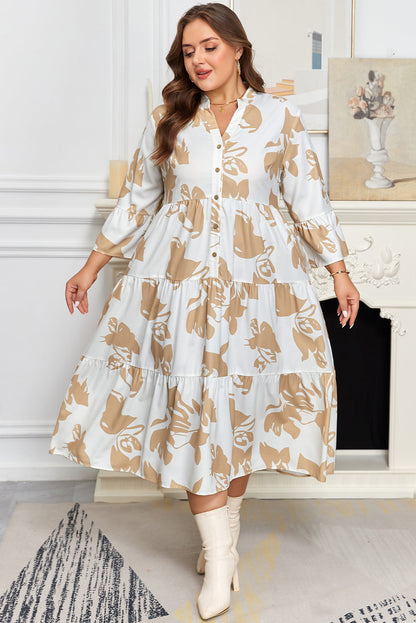 plus size floral dress