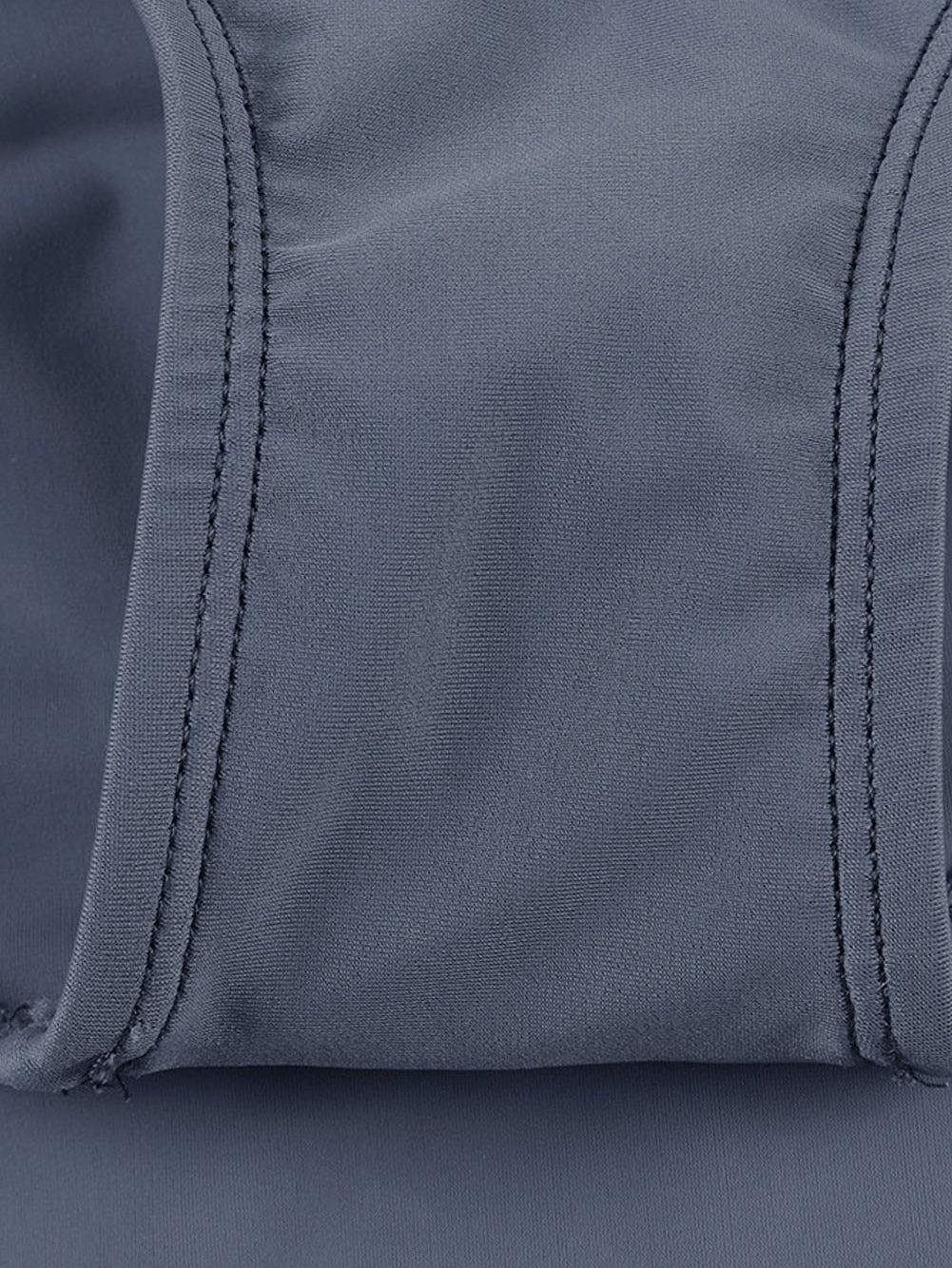 Grey Skirted Plus Size Swim Bottom